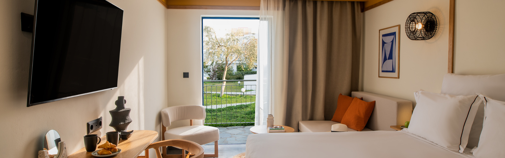 Brown Beach Evia Island rooms