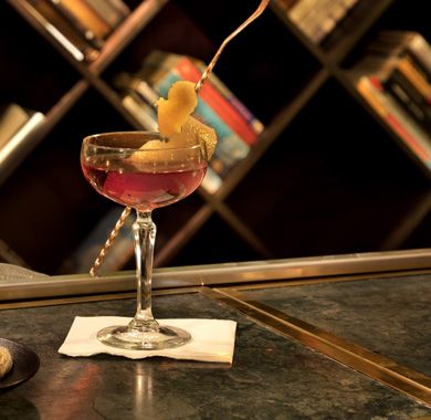 Lobby 65 Bar at the Brown Beach House boutique hotel Tel Aviv