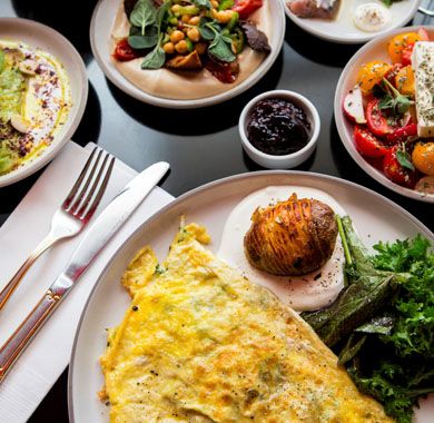Breakfast in Jerusalem Villa Brown Boutique Hotel